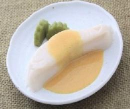 白身魚のカレーソース