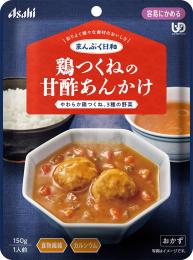 鶏つくねの甘酢あんかけ