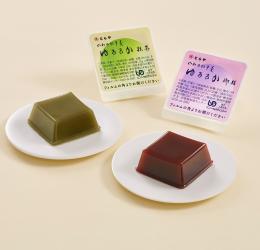 やわらか羊羹『ゆるるか』　　　　　御膳(こし餡)・抹茶